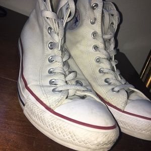 White High Top Converse